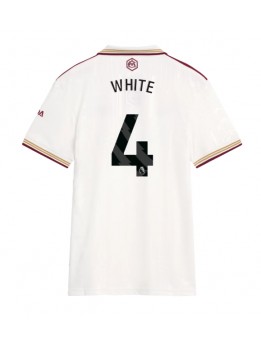 Billige Arsenal Ben White #4 Tredjedrakt Dame 2025-26 Kortermet